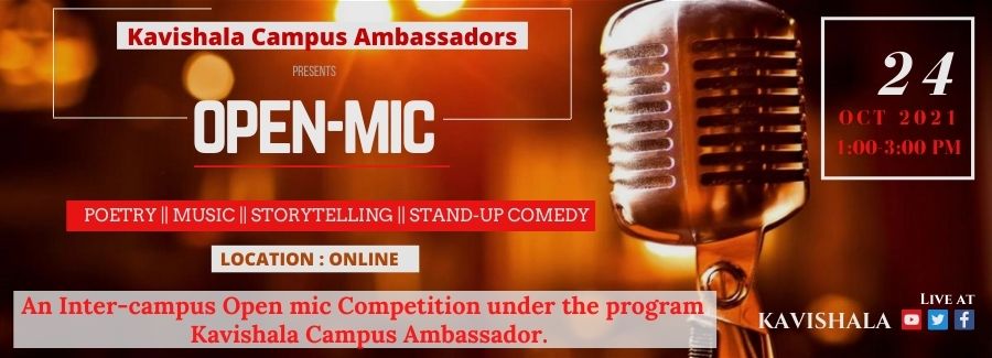Kavishala Campus Ambassador - Open Mic's image