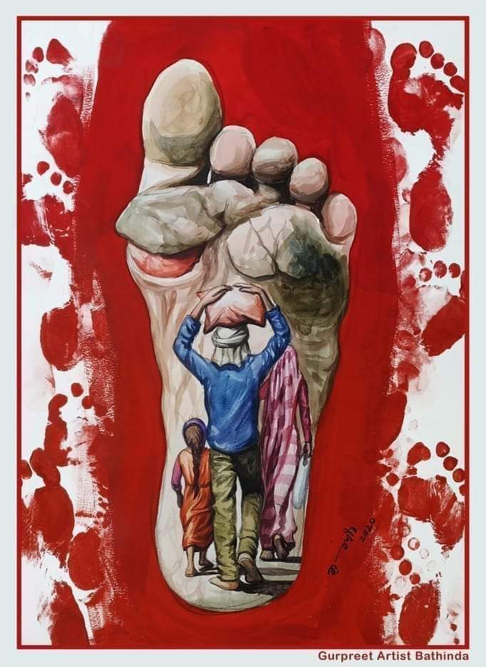मजदूरों की मजबूरी का अजीब तमाशा बनाया जा रहा है.....'s image