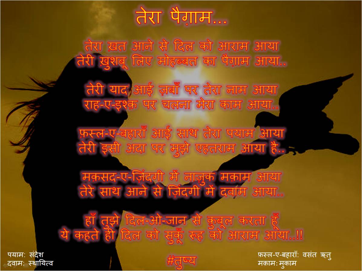 तेरा पैग़ाम...'s image