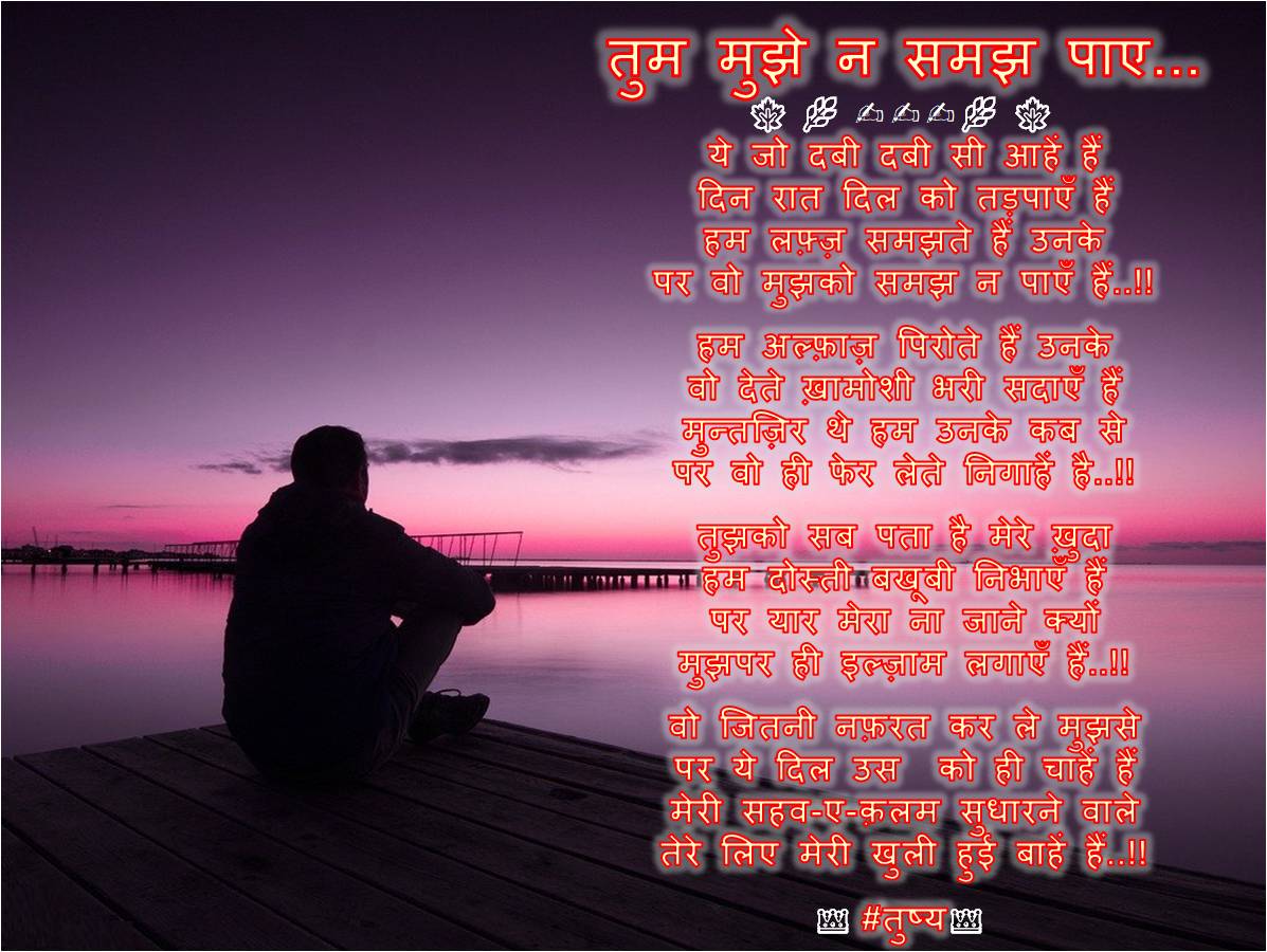 तुम मुझे न समझ पाए...'s image