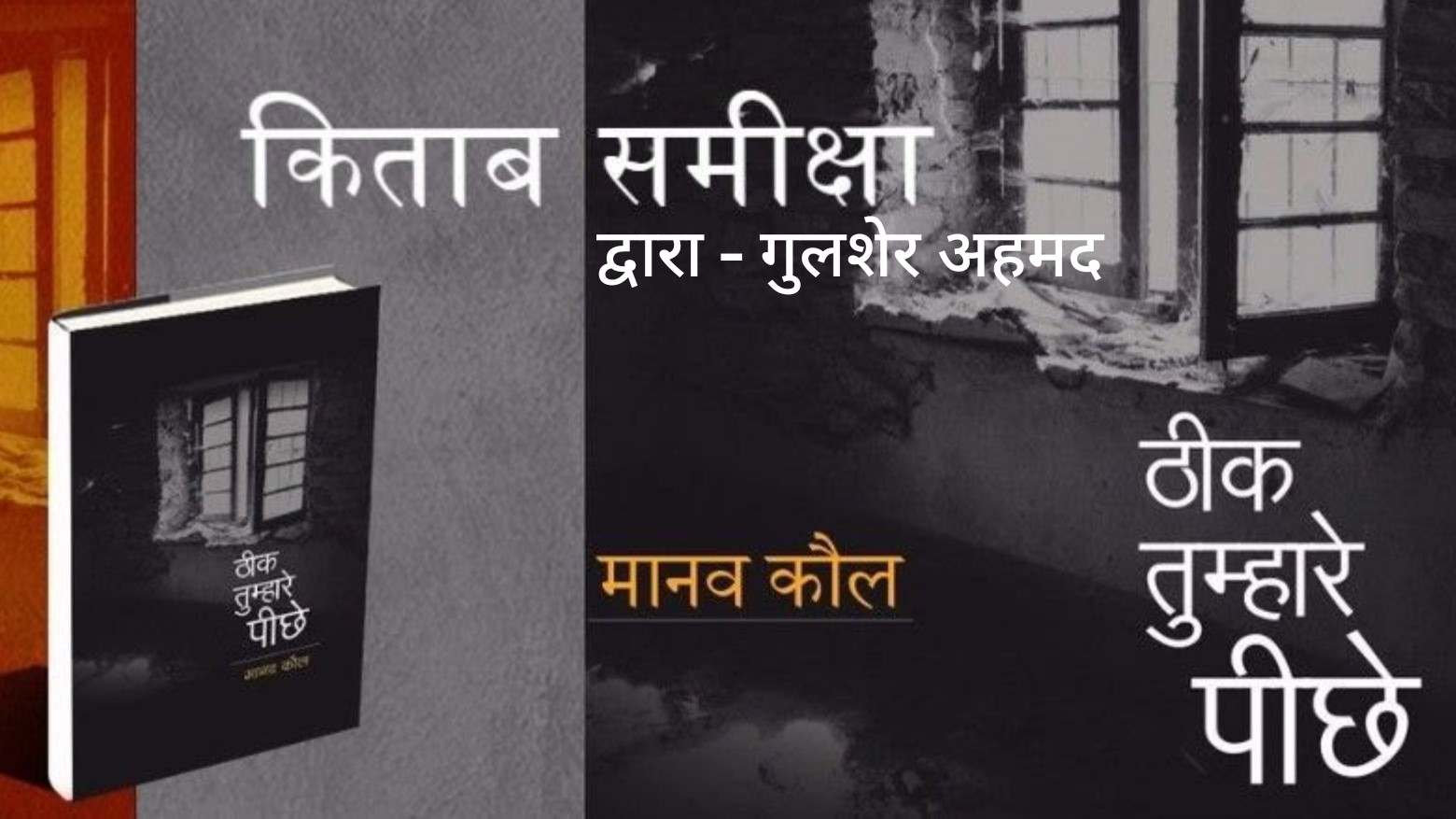 पुस्तक समीक्षा:- ठीक तुम्हारे पीछे