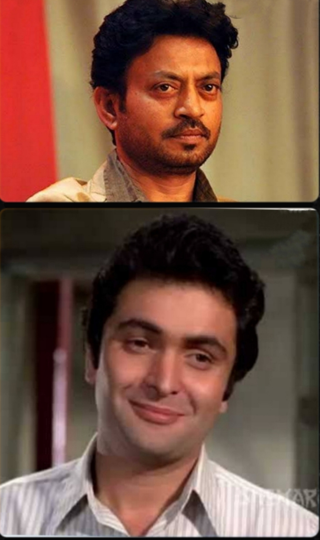 Miss u bollywood Legends Rishi Kapoor and irfan khan Sir's image