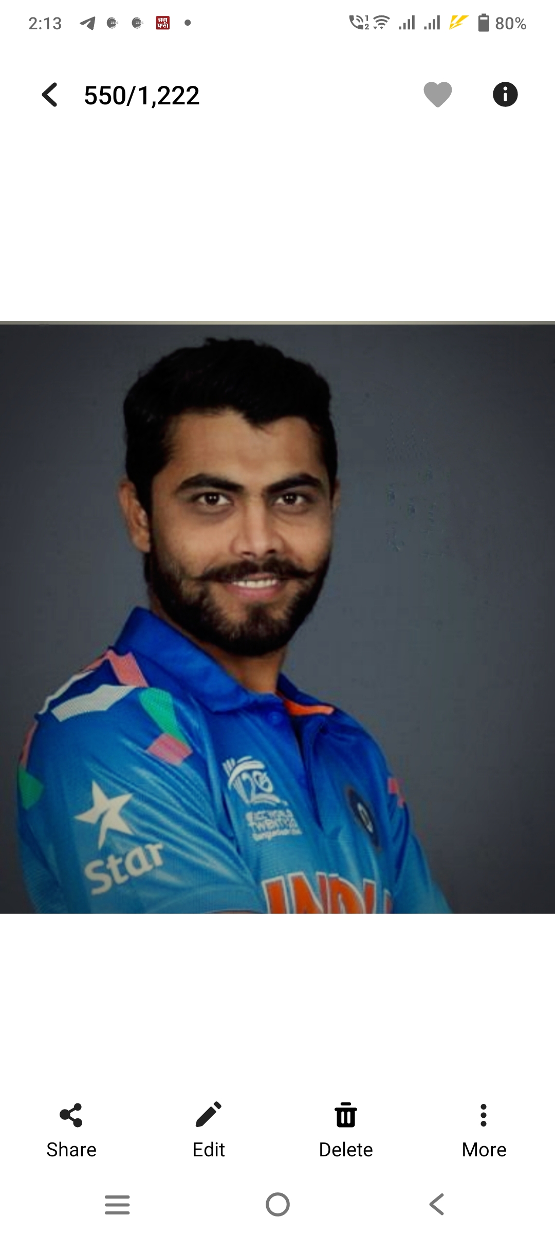 Happy birthday Ravinder Jadeja's image