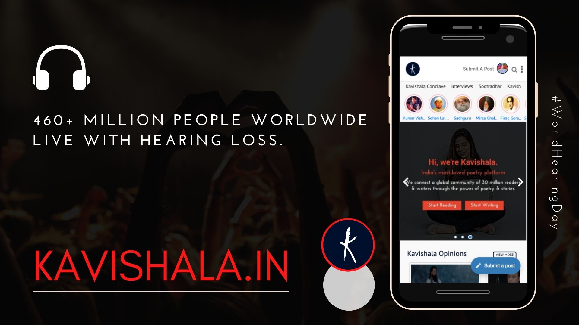 Better Hearing looks good on everyone - #WorldHearingDay