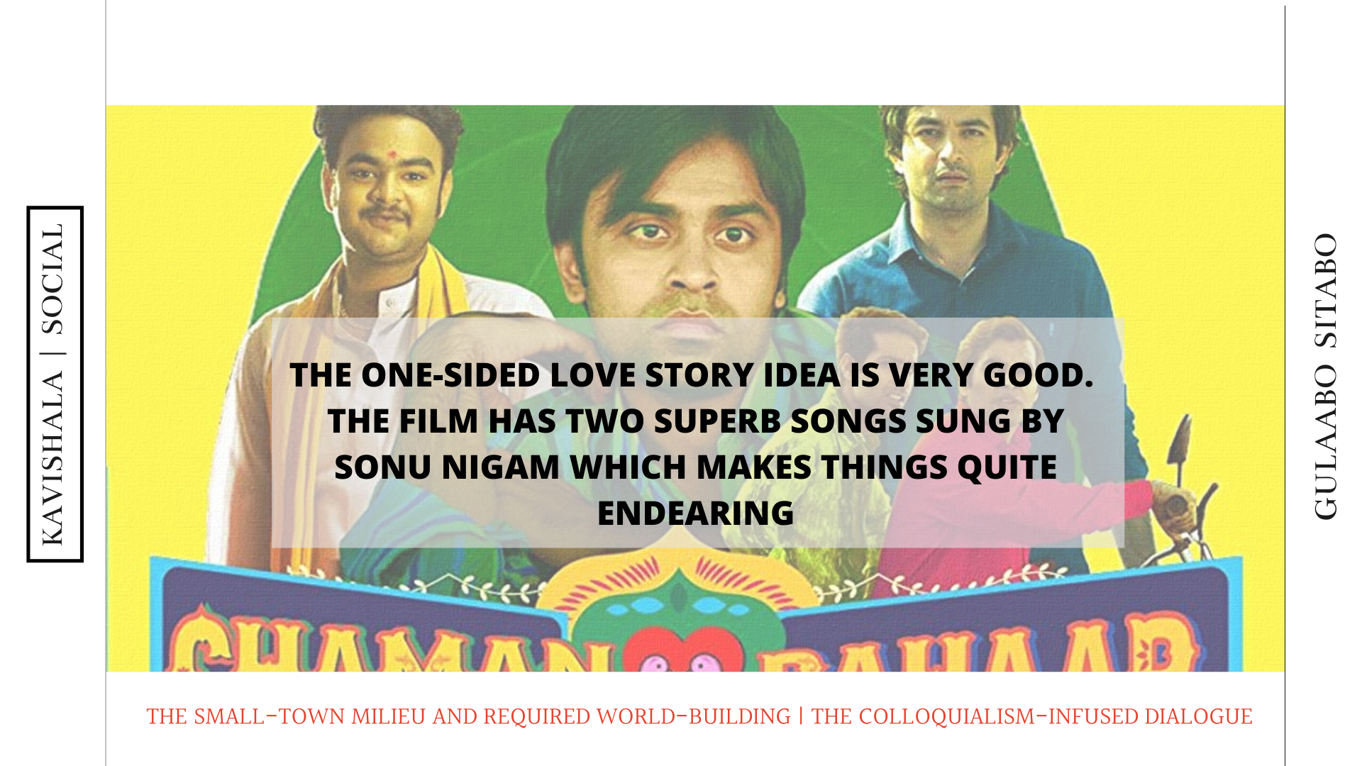 Chaman Bahar - The story idea is very good and has been set up well.