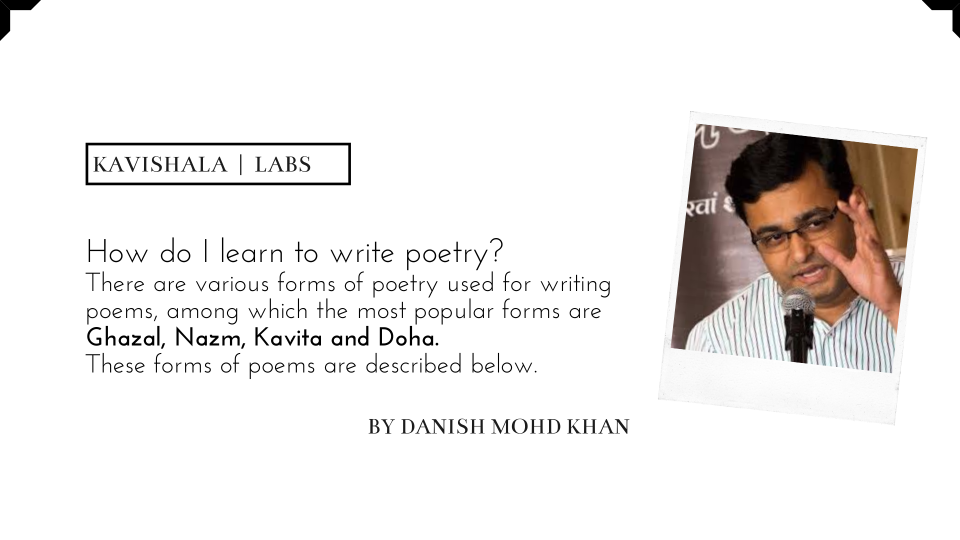 Ghazal, Nazm, Kavita, Doha's image