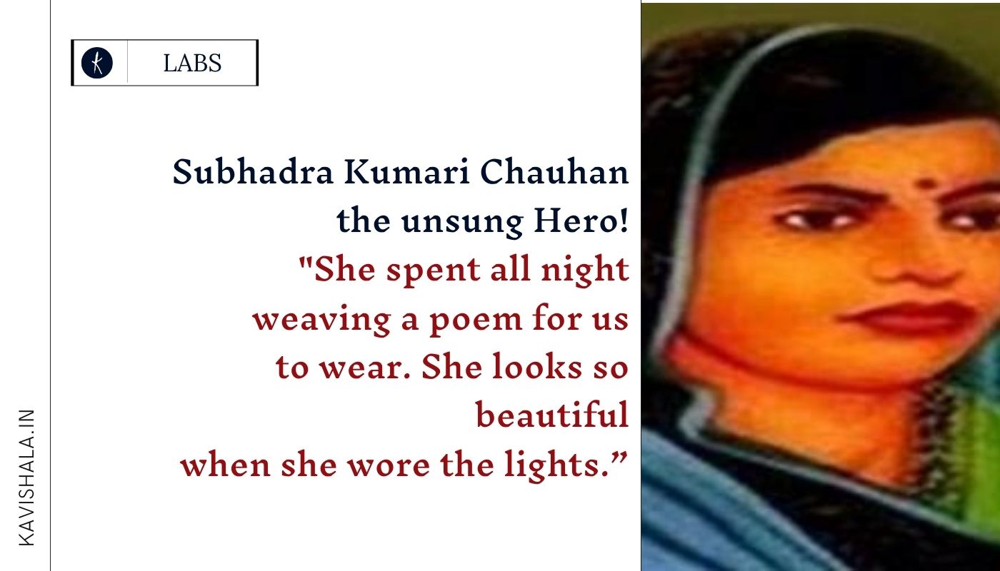 Subhadra Kumari Chauhan the unsung Hero!'s image