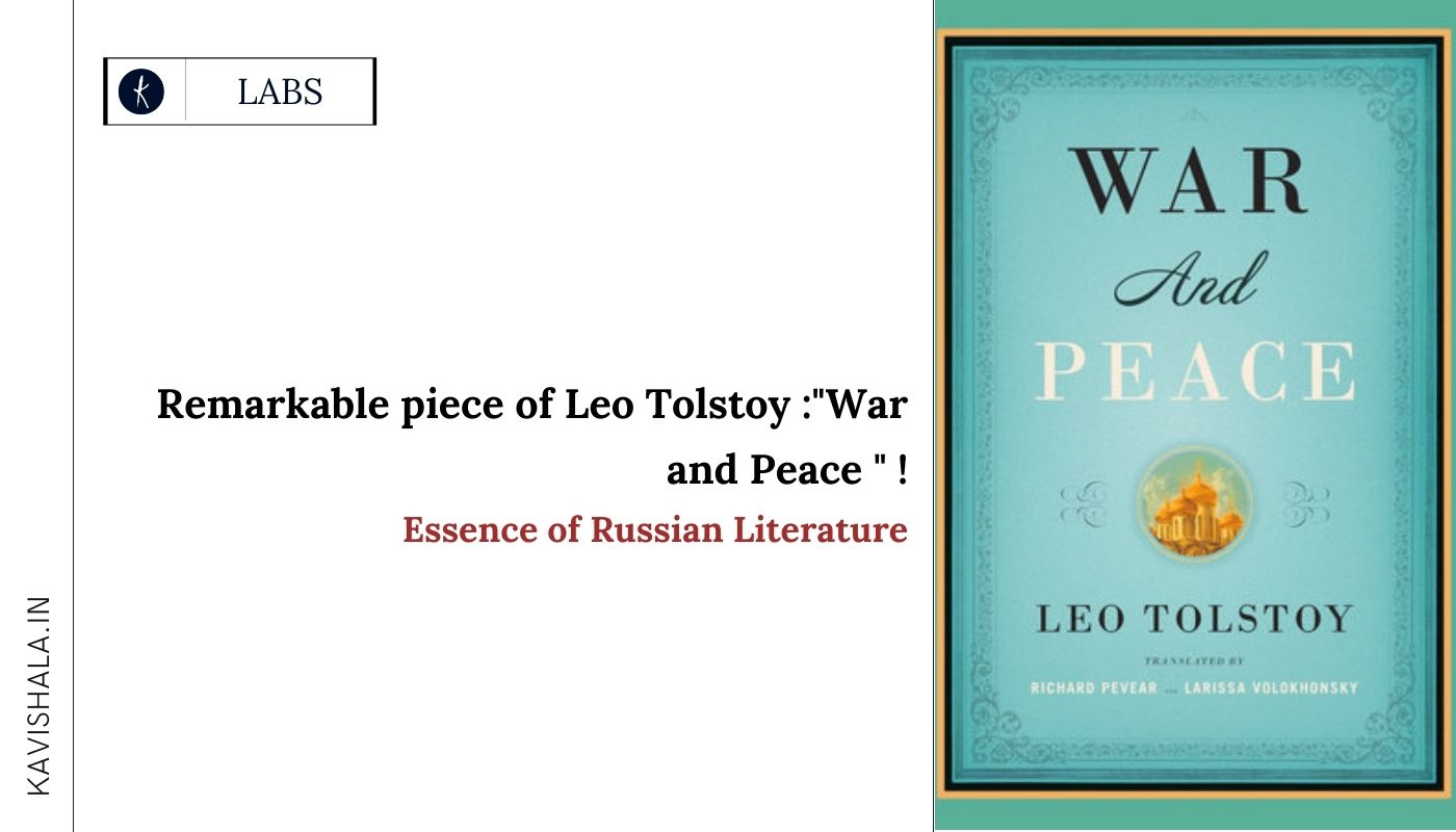 Remarkable piece of Leo Tolstoy :"War and Peace "'s image