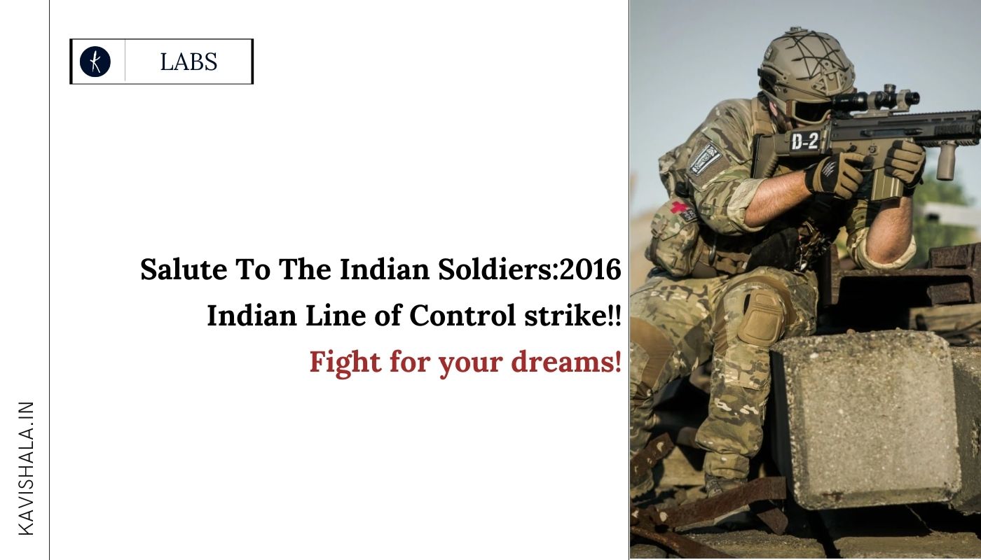 Salute To The Indian Soldiers:2016 Indian Line of Control strike!'s image