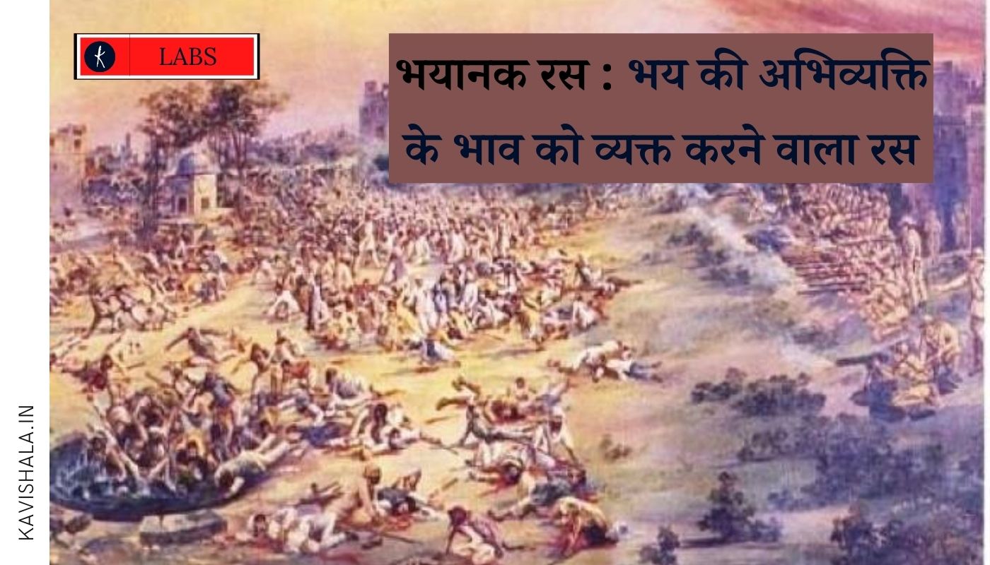 भयानक रस : भय की अभिव्यक्ति के भाव को व्यक्त करने वाला रस's image