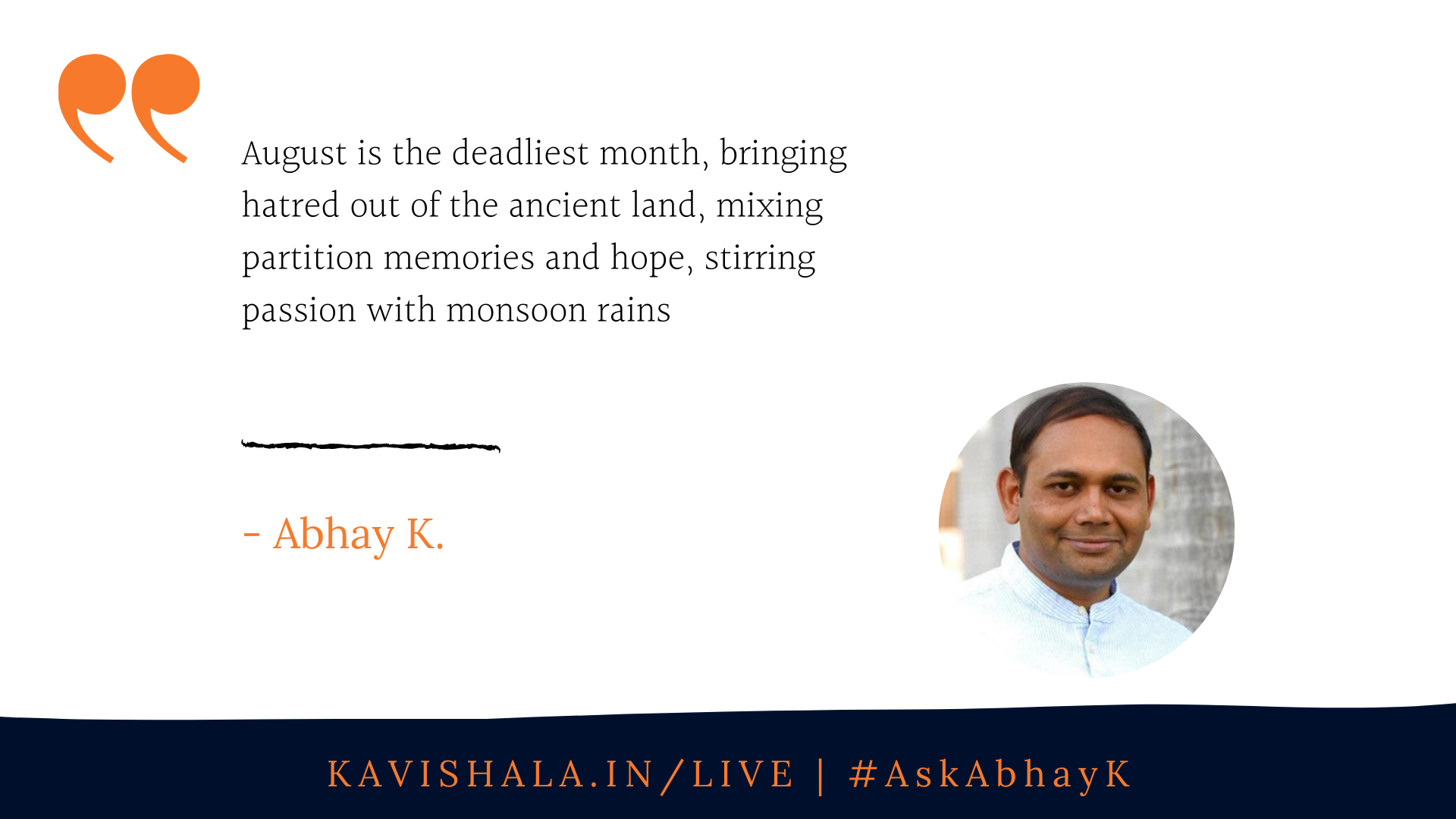 The Partitioned Land (After TS Eliot) - Abhay K's image