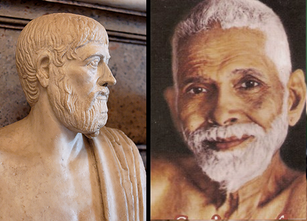Of Pindar's Me and Ramana's___of this life & that.