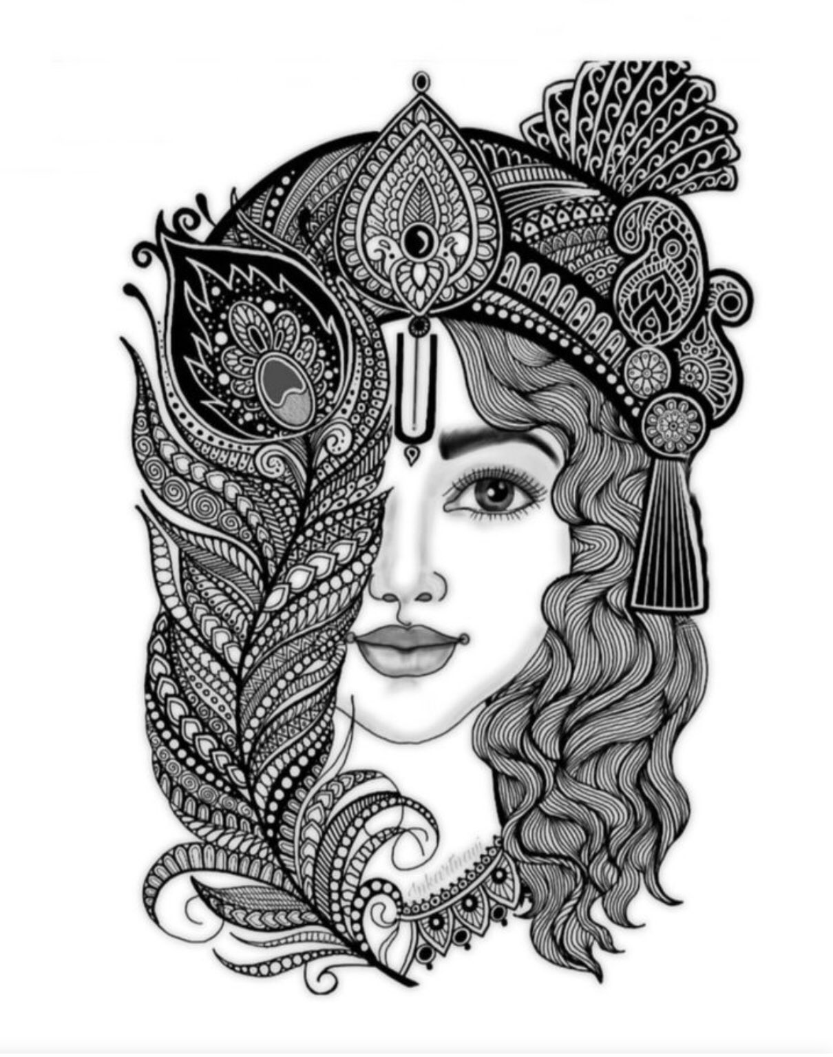 राधा कृष्ण's image