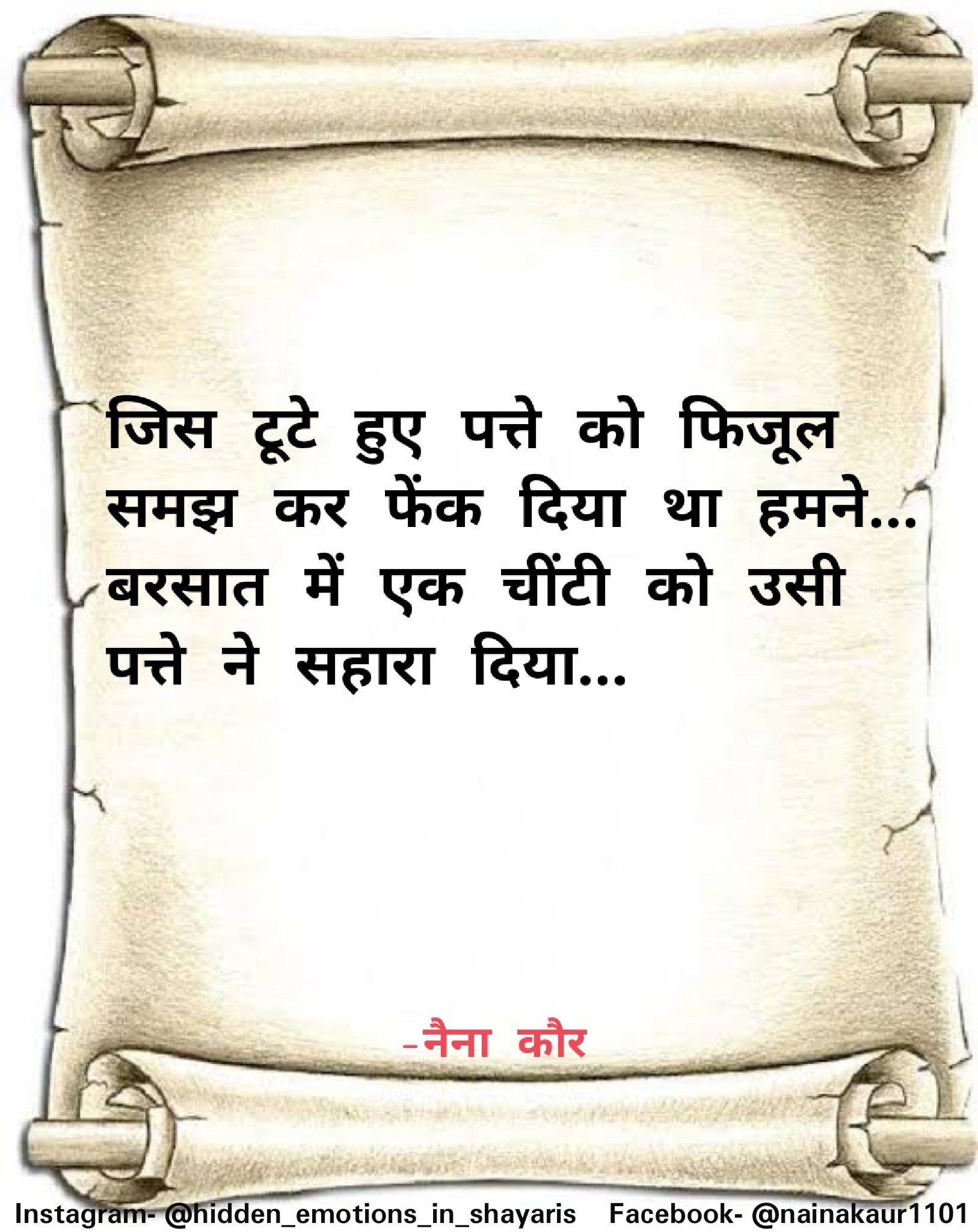 टूटा हुआ पत्ता's image