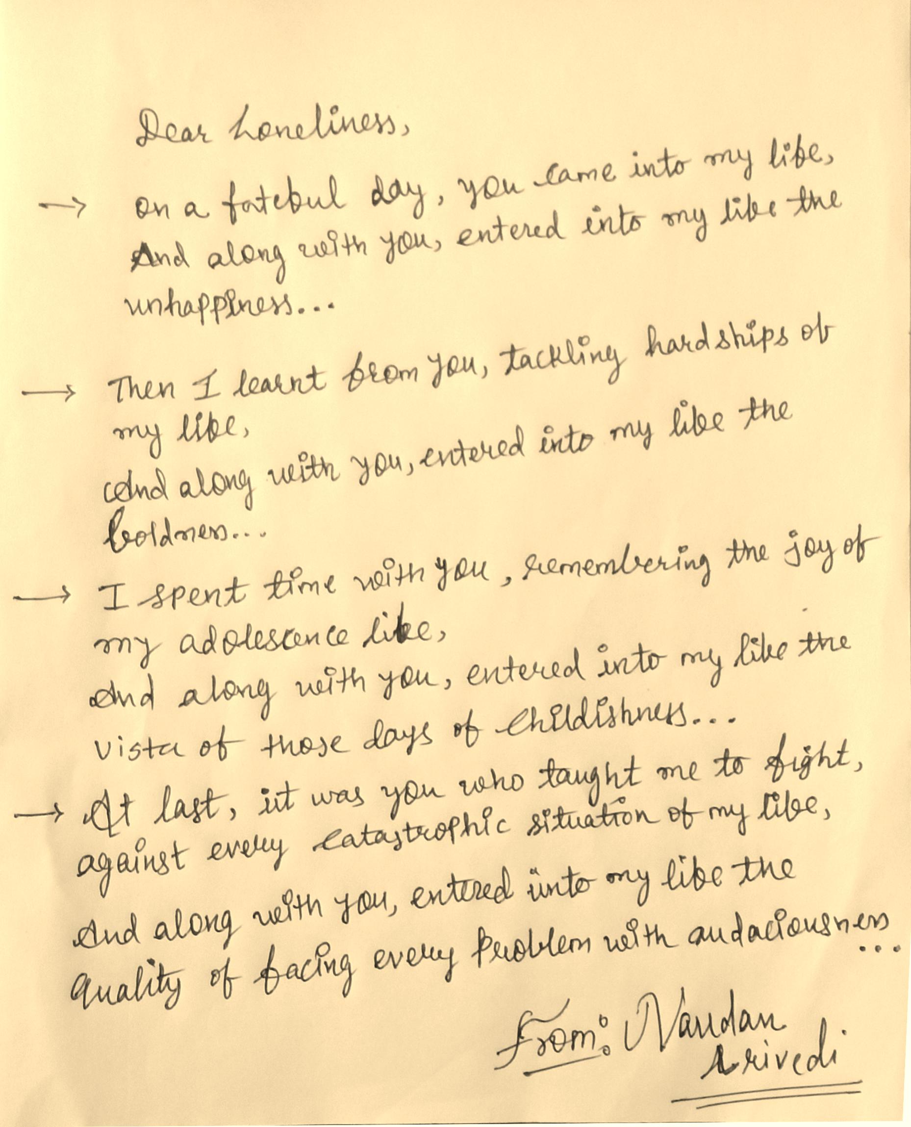 DEAR LONELINESS...'s image