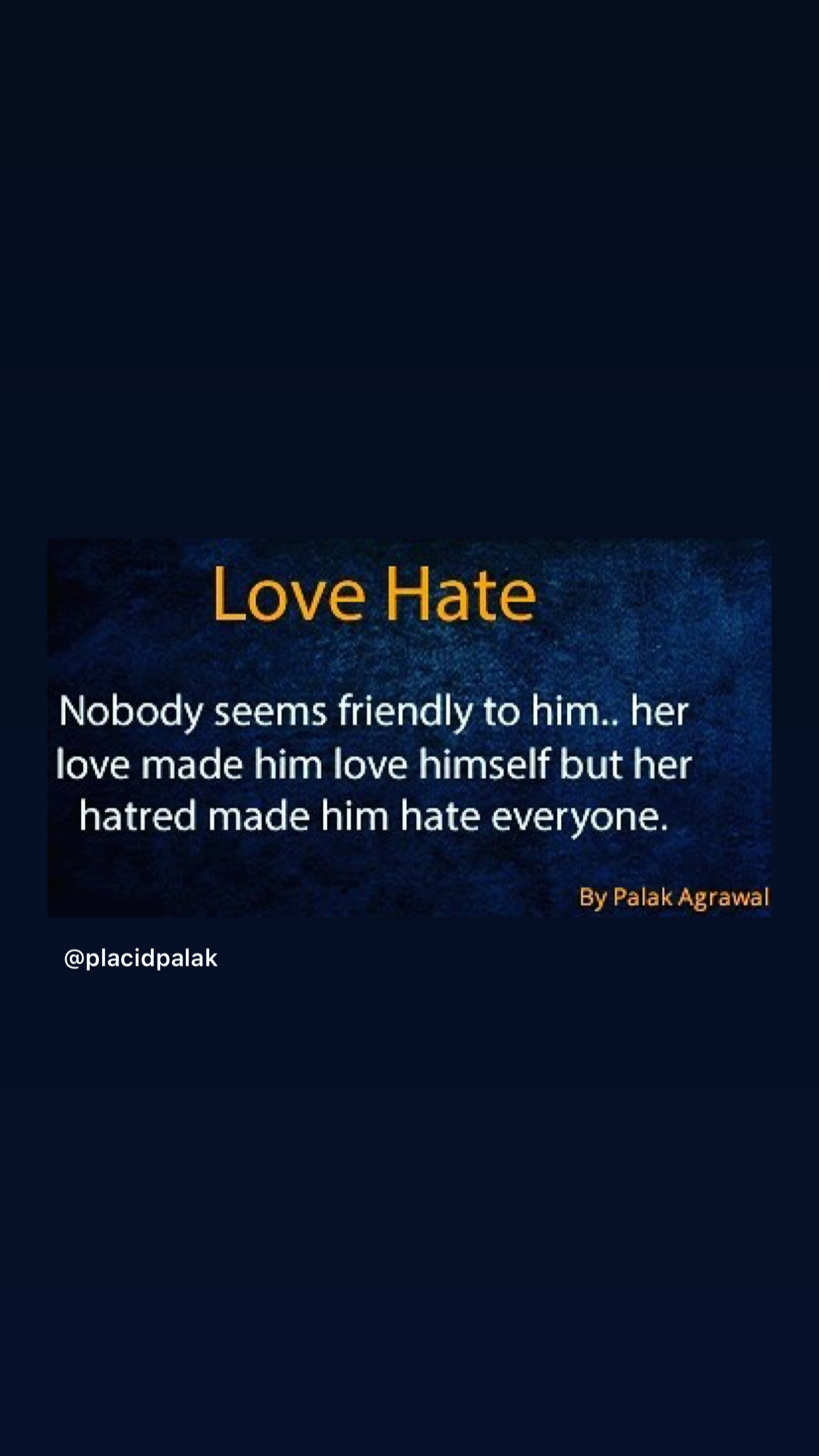 Love hate