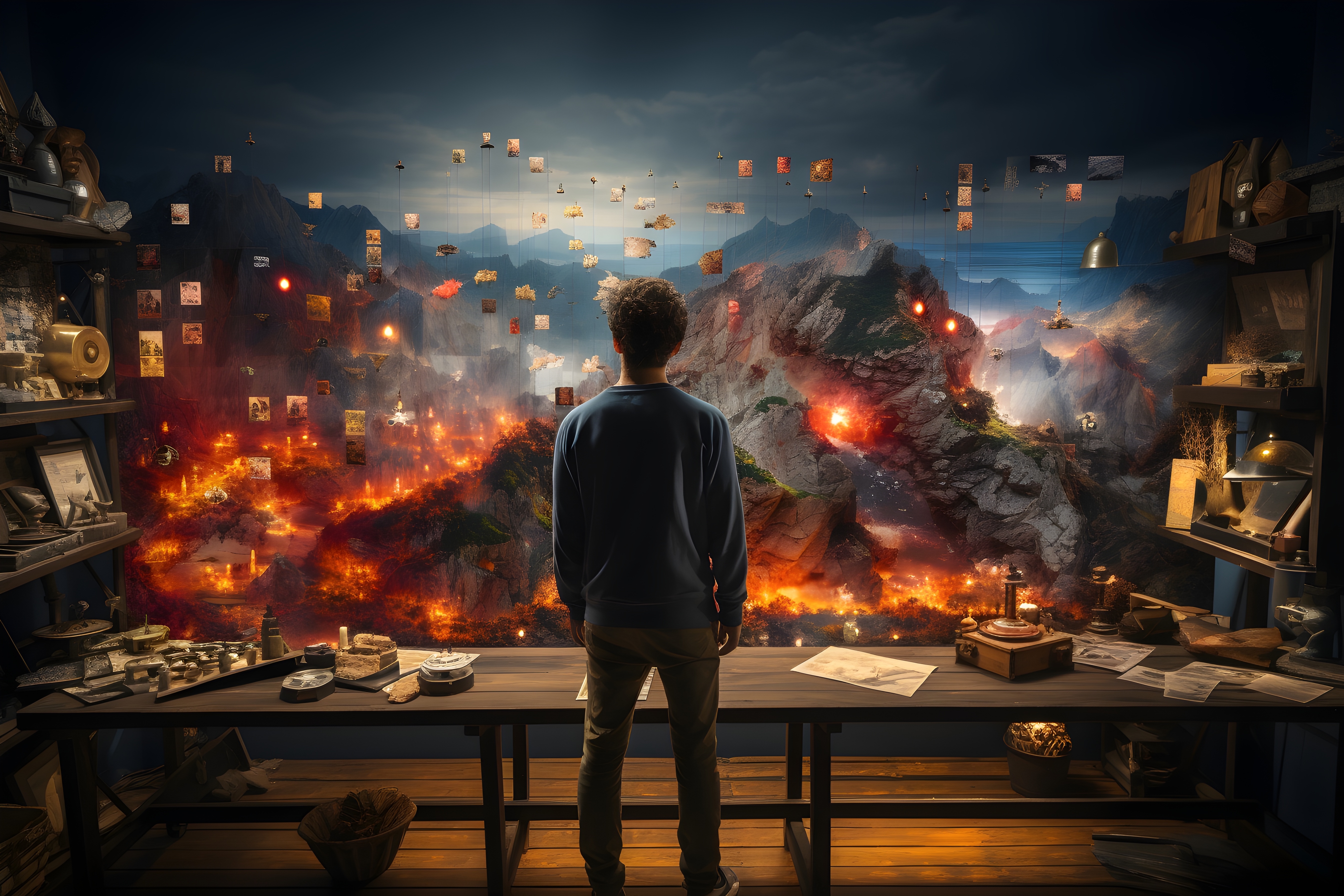 मुसलसल एक आग में's image