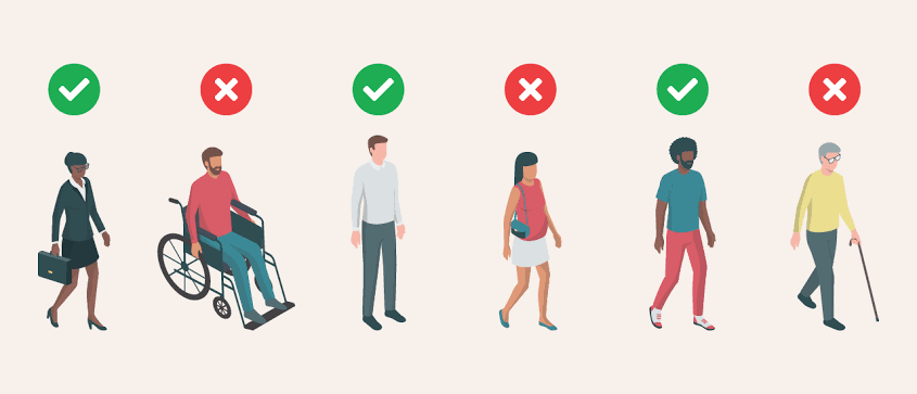 Discrimination's image