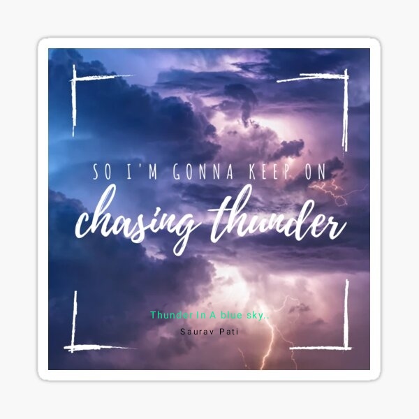 Thunder in blue sky's image