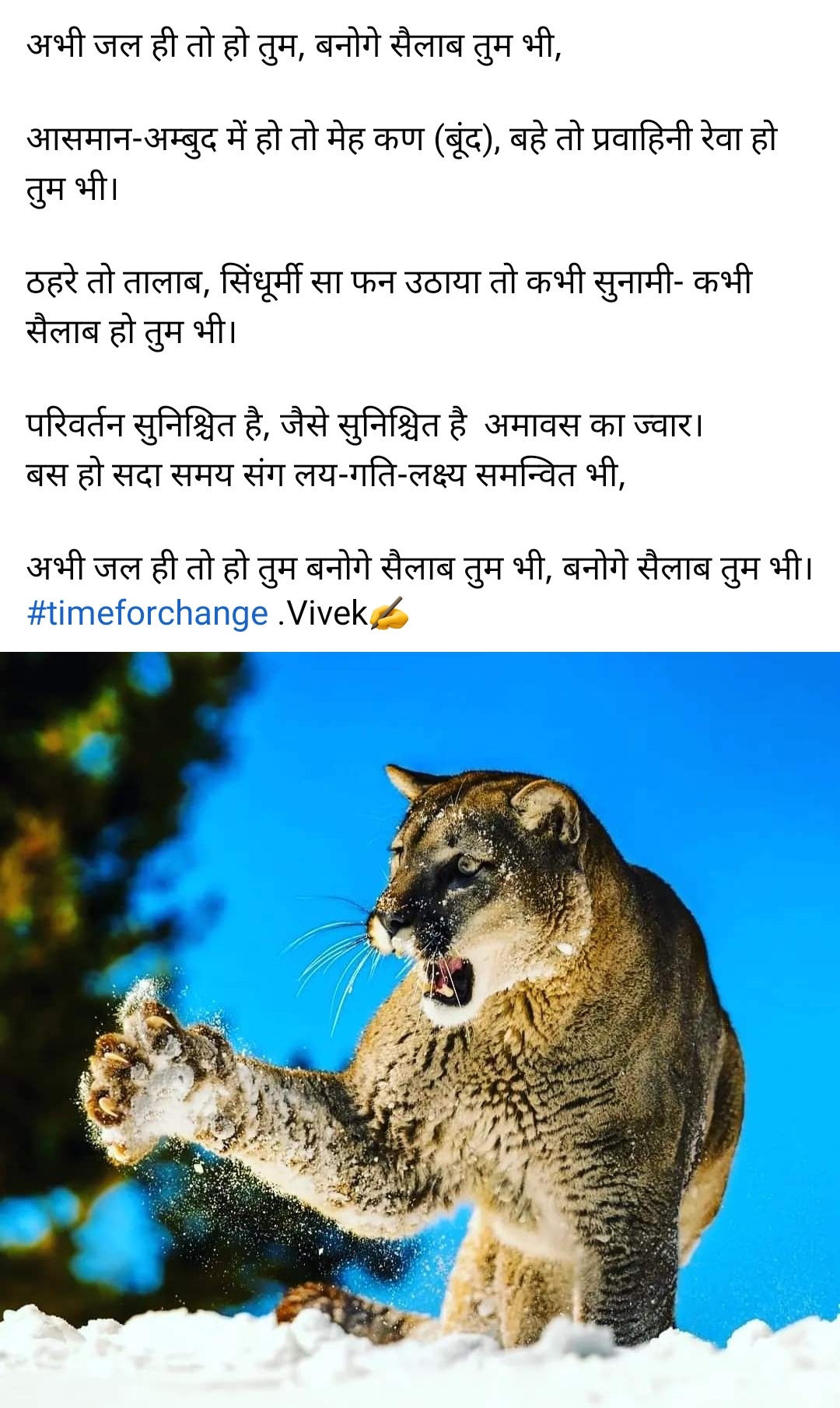 Time for change's image